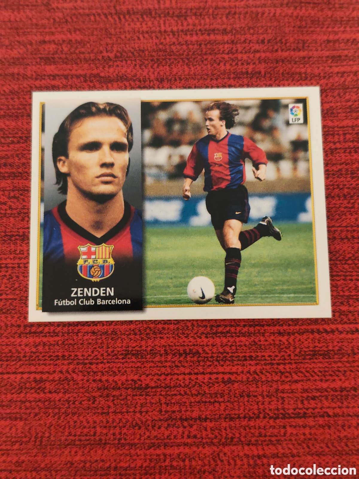 Cromos de f&uacute;tbol: DOBLE IMAGEN ZENDEN FC BARCELONA EDICIONES ESTE 1998 1999