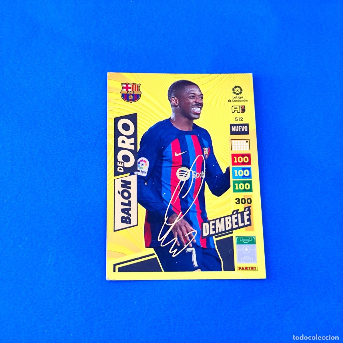 Cromos de Futebol: Adrenalyn 2022 2023 / 22 23 Bal&oacute;n de Oro firmado 512 Debel&eacute; Barcelona