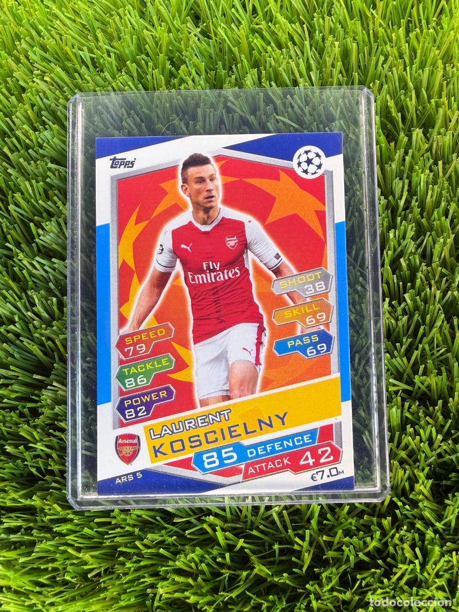 Fu&szlig;ball-Sticker: N&ordm; ARS5 Laurent Koscielny Arsenal Match Attax 16 17