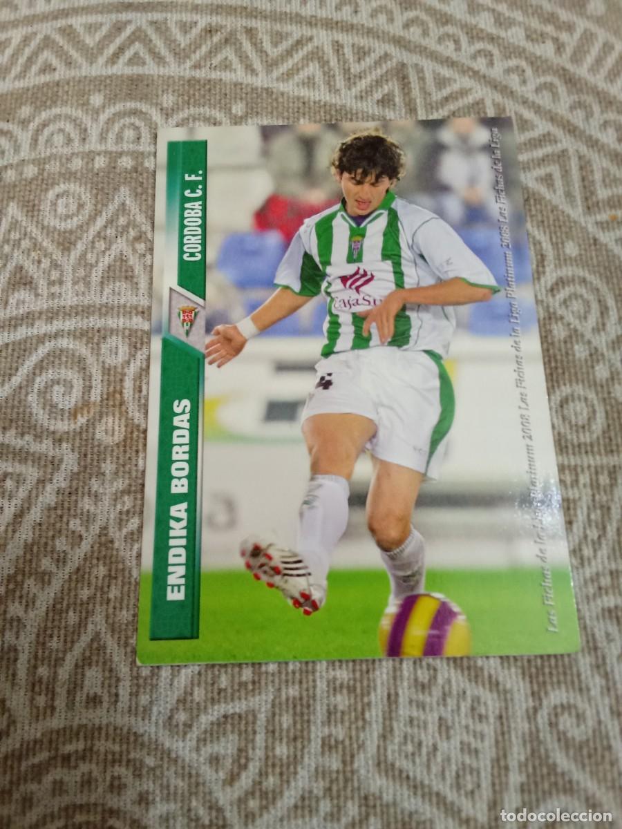 Fu&szlig;ball-Sticker: 1133 endika bordas c&oacute;rdoba &uacute;ltima hora las fichas de la liga 2008