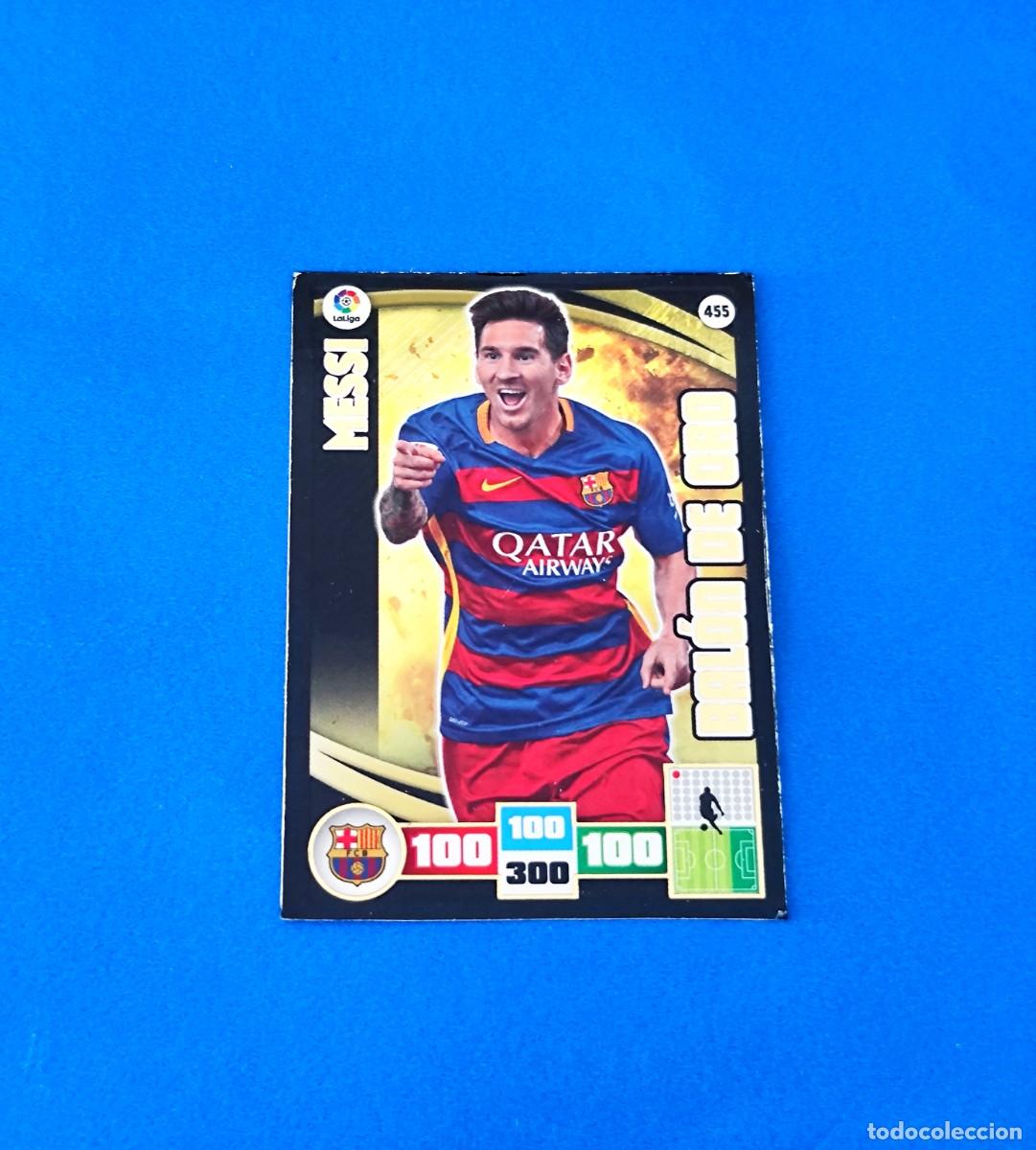 Cromos de Futebol: Adrenalyn 2015 2016 / 15 16 Messi Bal&oacute;n de Oro 455 Barcelona