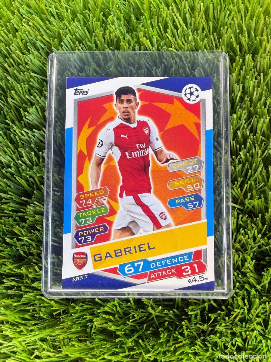 Fu&szlig;ball-Sticker: N&ordm; ARS7 Gabriel Arsenal Match Attax 16 17