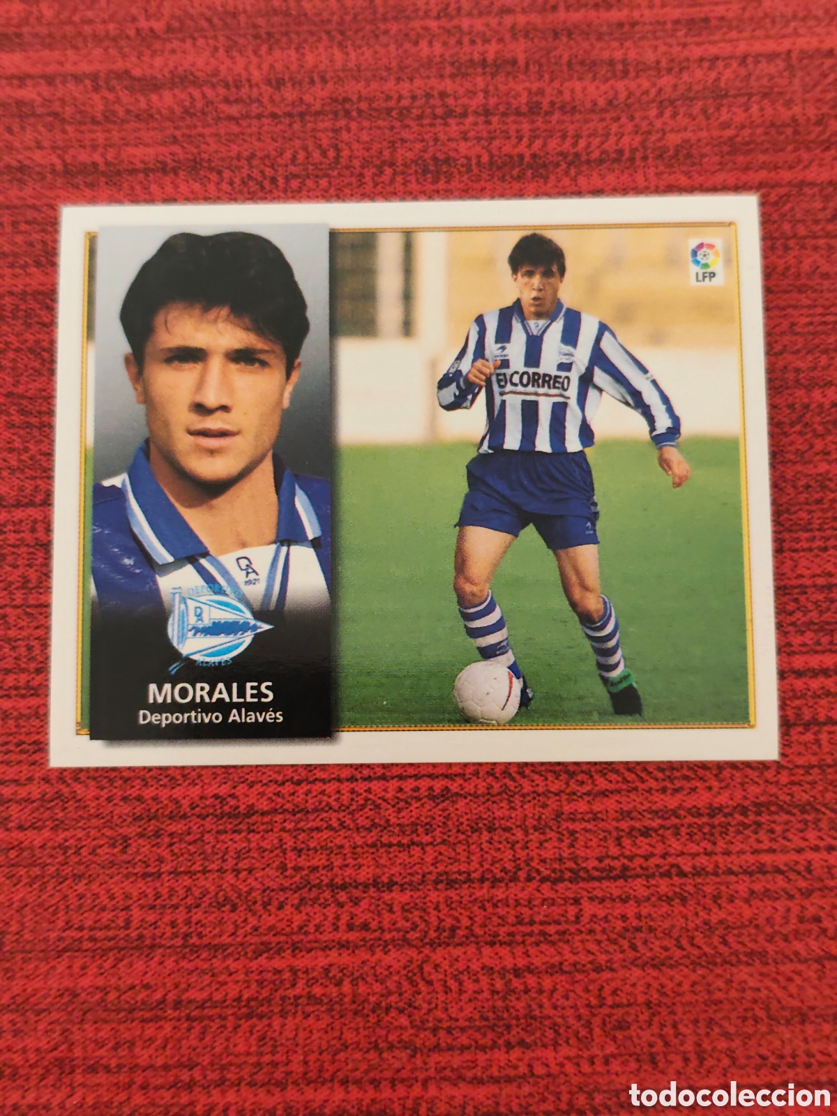 Fu&szlig;ball-Sticker: COLOCA MORALES ALAV&Eacute;S EDICIONES ESTE 1998 1999