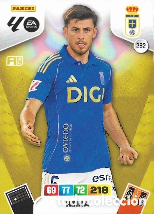 Cromos de F&uacute;tbol: 262.- REINA (R OVIEDO) ADRENALYN XL LIGA 2025/26 (PANINI)