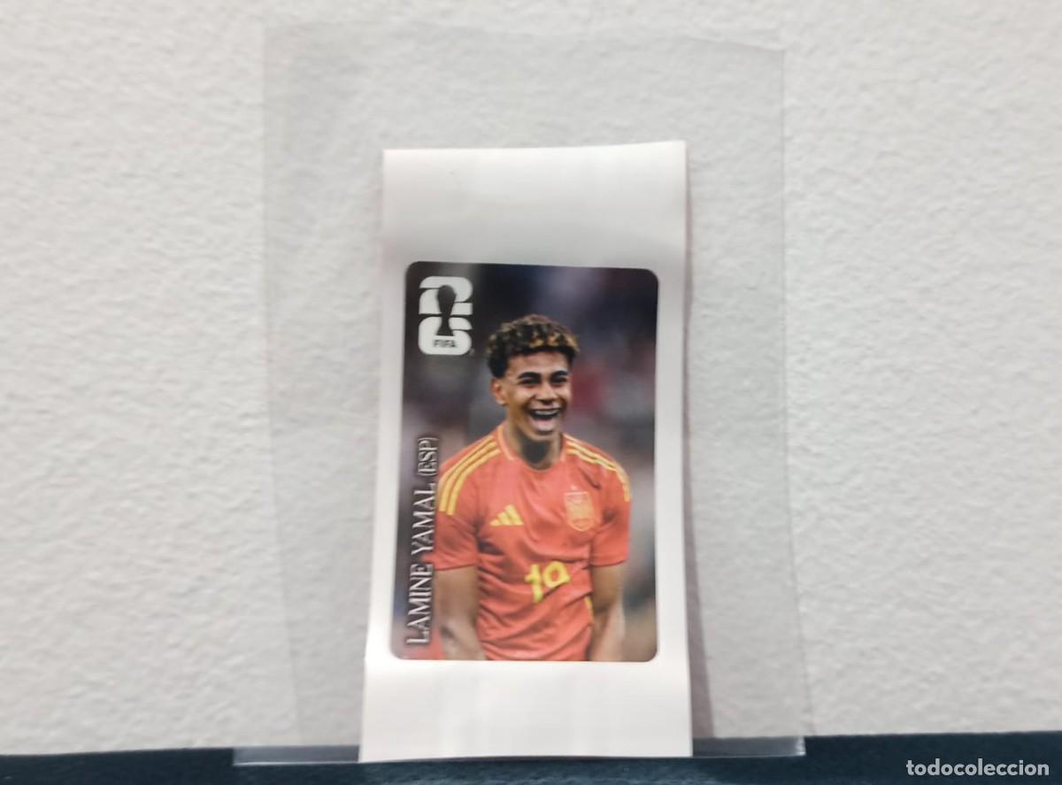 Cromos de F&uacute;tbol: LAMINE YAMAL COCACOLA ESPA&Ntilde;A EDICION LIMITADA FIFA WORLD CUP 26 PANINI MUNDIAL 2026 SIN PEGAR