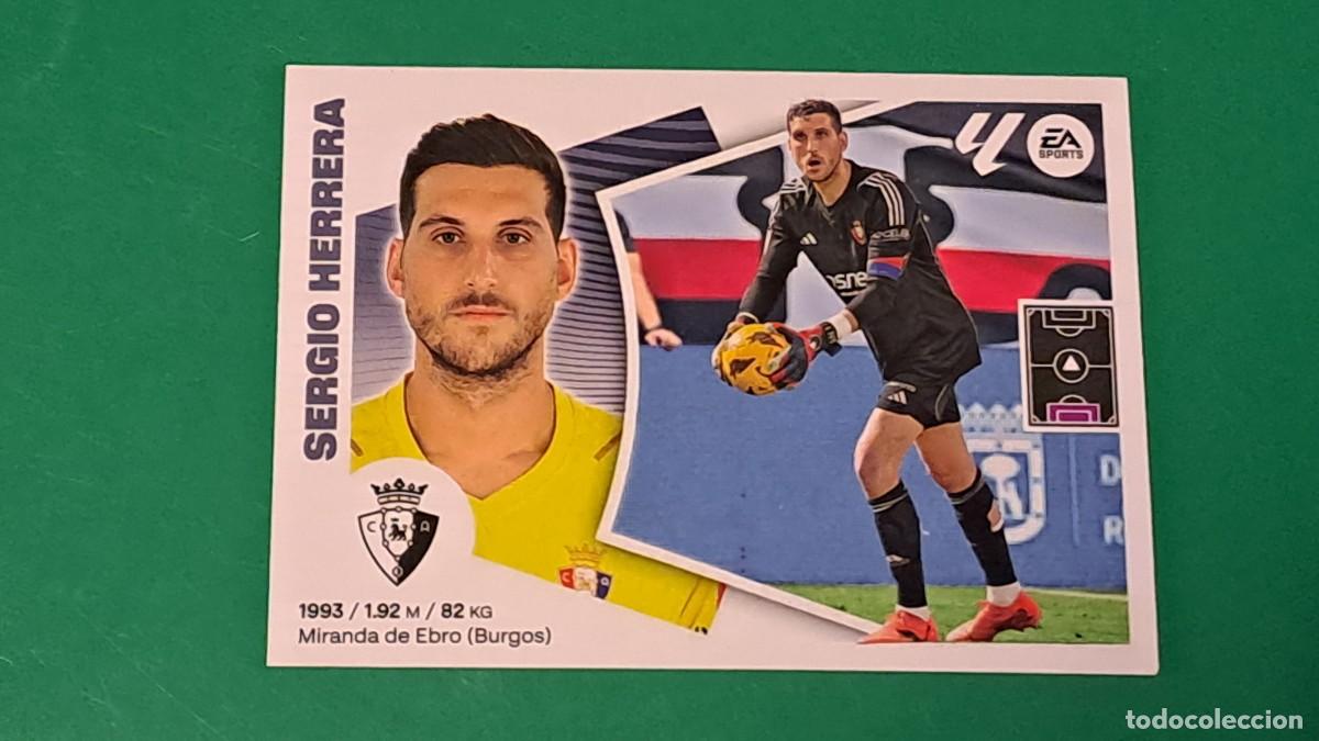 Cromos de F&uacute;tbol: LIGA ESTE 2024 2025 24 25 N&ordm; 3 SERGIO HERRERA OSASUNA NUEVO SIN PEGAR