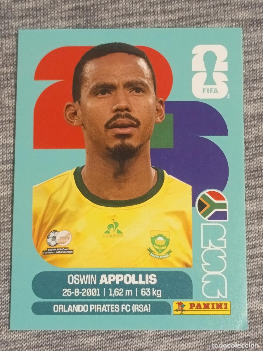 Cromos de F&uacute;tbol: APPOLLIS RSA 20 STICKER MUNDIAL 2026 PANINI FIFA WORLD CUP NUEVO