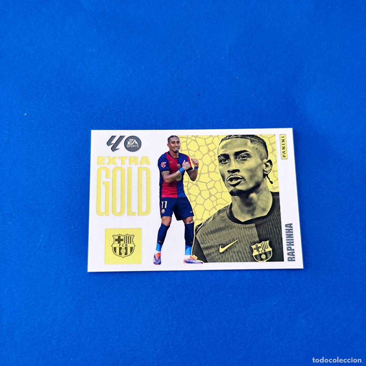 Fu&szlig;ball-Sticker: Liga Este 2025 2026 / 25 26 Extra Gold Raphinha Barcelona