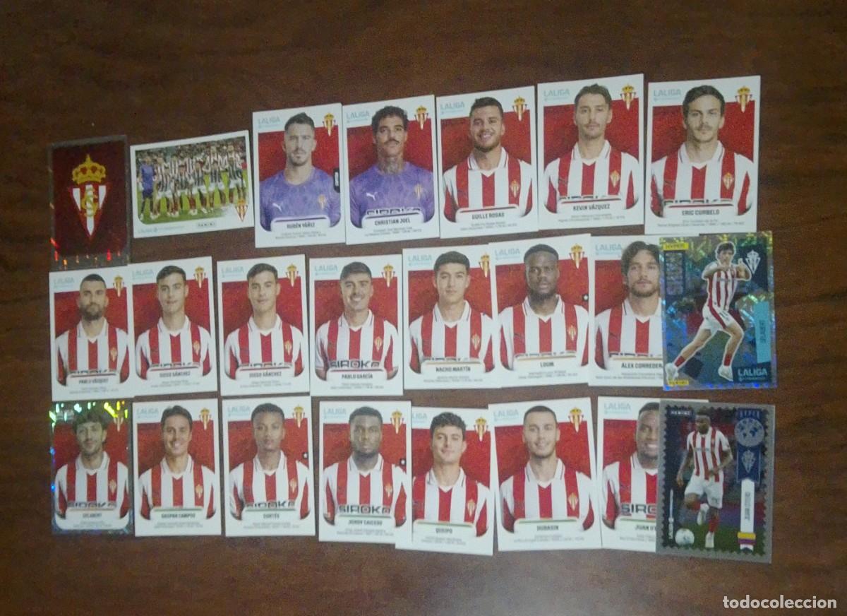 Cromos de F&uacute;tbol: 23 DIFERENTES Y NUEVOS DEL SPORTING DE GIJON 2&ordf; DIVISION HYPERMOTION 25 26 PANINI 2025 2026 NUEVO