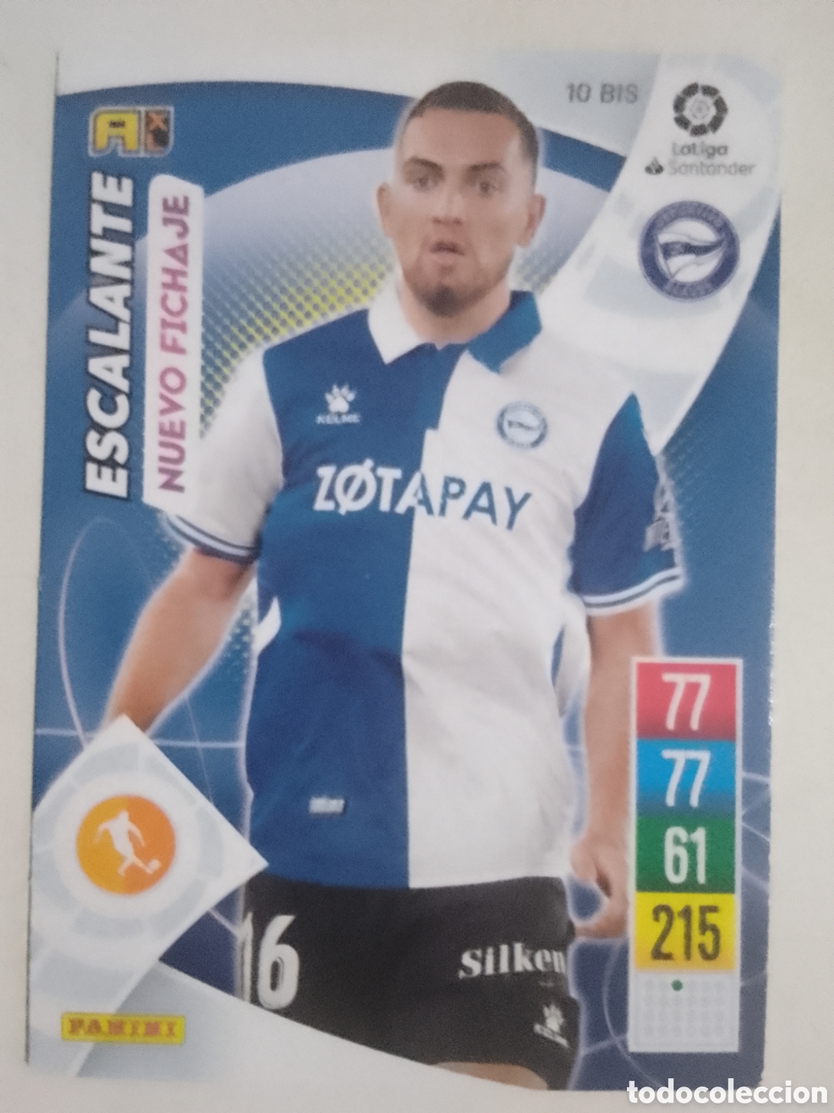 Cromos de F&uacute;tbol: Adrenalyn XL 2021-22 n&deg; 10 BIS Escalante &bull; Alav&eacute;s. NUEVO FICHAJE.