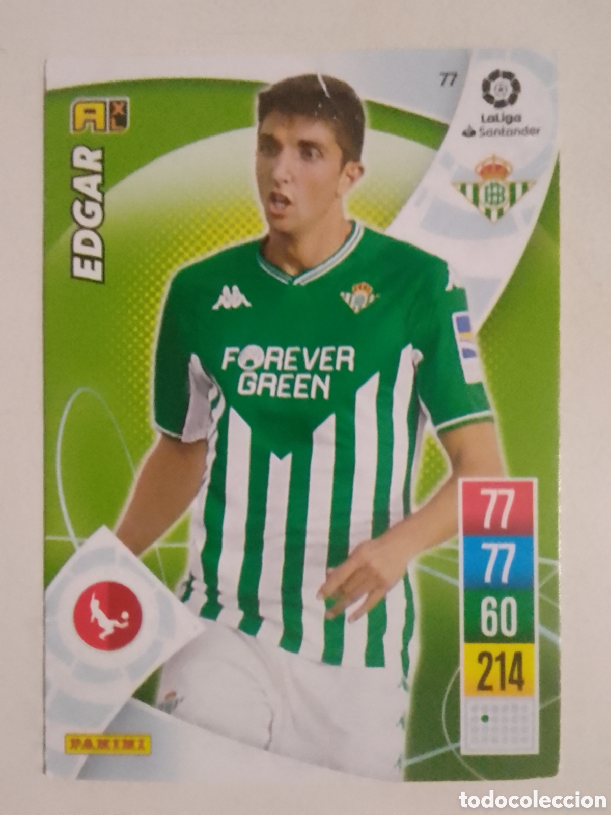 Fu&szlig;ball-Sticker: Adrenalyn XL 2021-22 n&deg; 77 Edgar &bull; Betis.
