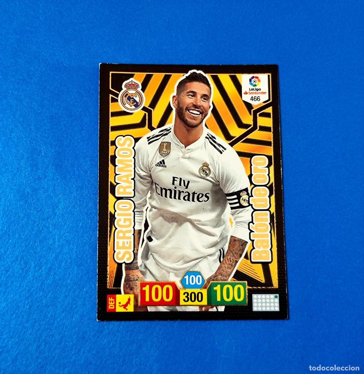 Cromos de F&uacute;tbol: Adrenalyn 2018 2019 / 18 19 Bal&oacute;n de Oro Sergio Ramos 466 Real Madrid