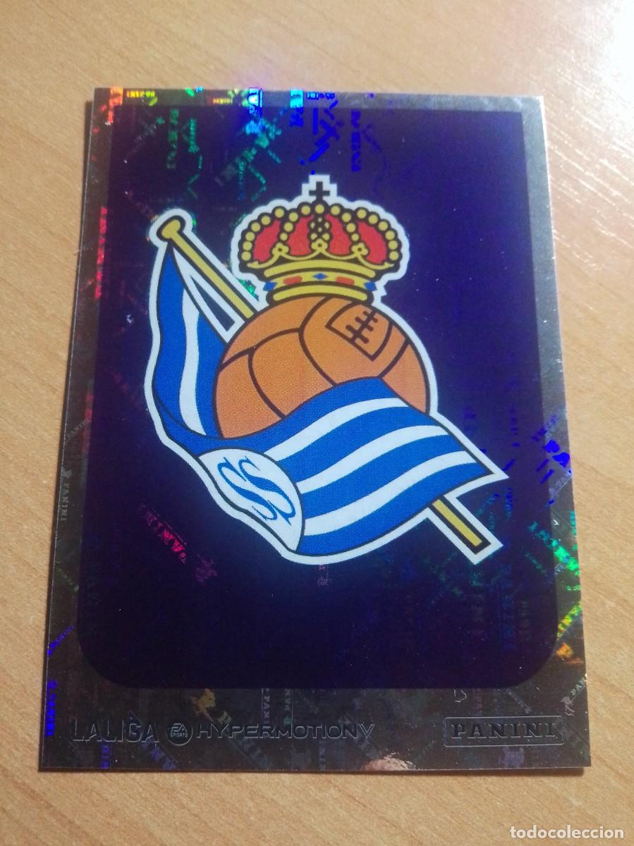 Cromos de F&uacute;tbol: 344 ESCUDO REAL SOCIEDAD B 2&ordf; DIVISION HYPERMOTION 25 26 PANINI 2025 2026 NUEVO