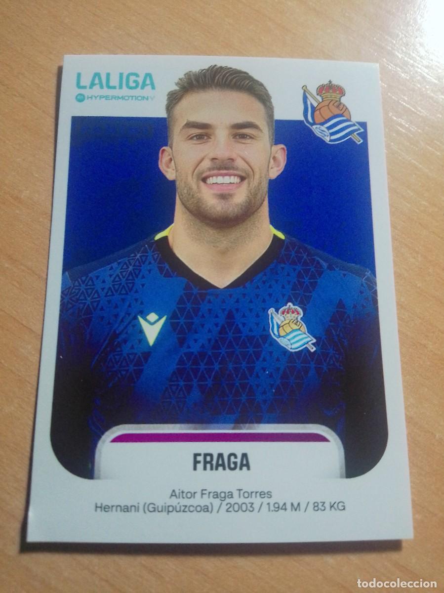 Cromos de F&uacute;tbol: 346 FRAGA REAL SOCIEDAD B 2&ordf; DIVISION HYPERMOTION 25 26 PANINI 2025 2026 NUEVO