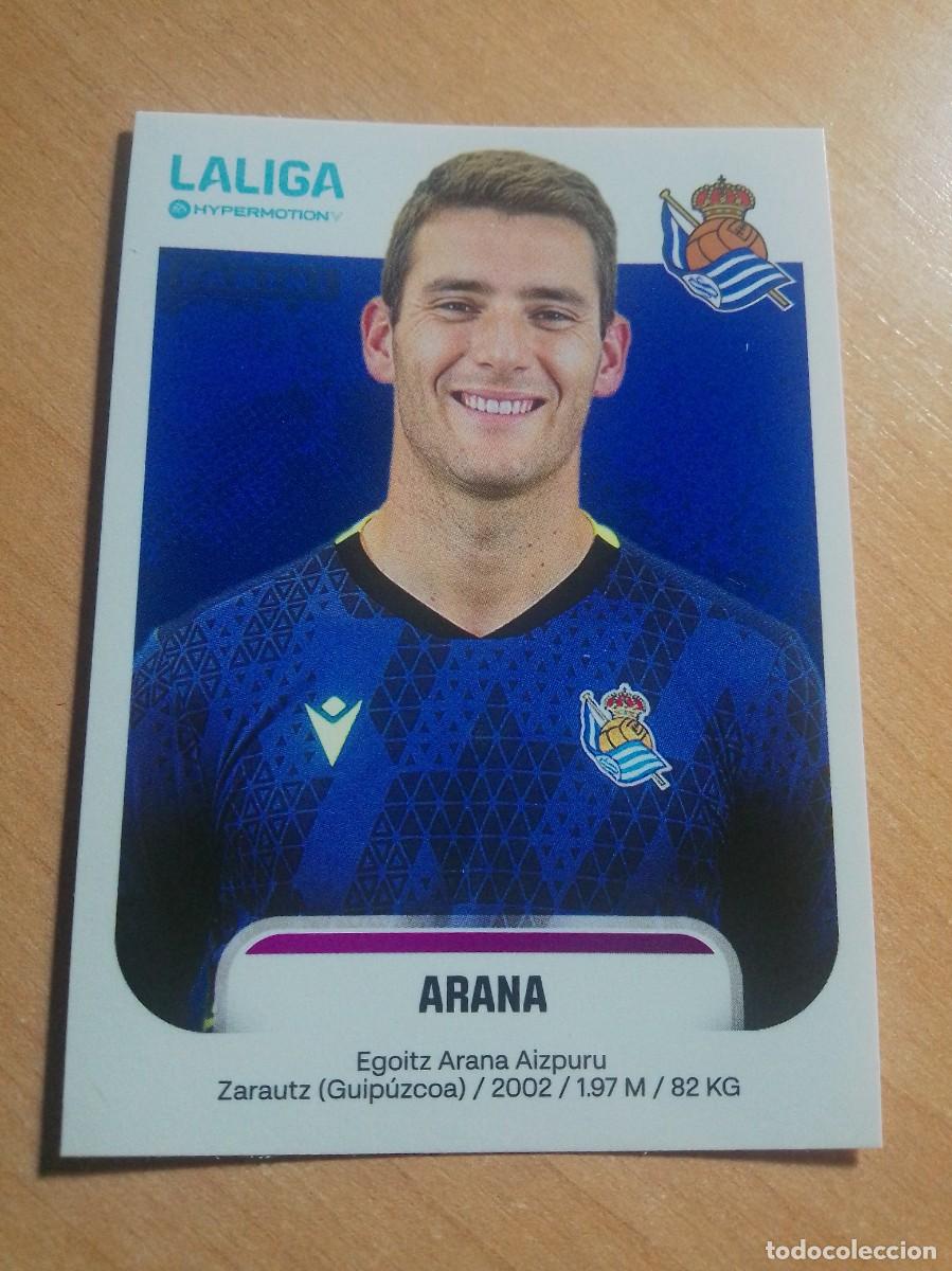 Cromos de F&uacute;tbol: 347 ARANA REAL SOCIEDAD B 2&ordf; DIVISION HYPERMOTION 25 26 PANINI 2025 2026 NUEVO