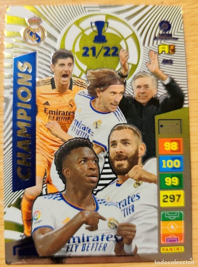 Cromos de F&uacute;tbol: CARD FOOTBALL REAL MADRID CHAMPIONS 21/22 463 ADRENALYN XL LIGA 2022/2023 22 23 PANINI