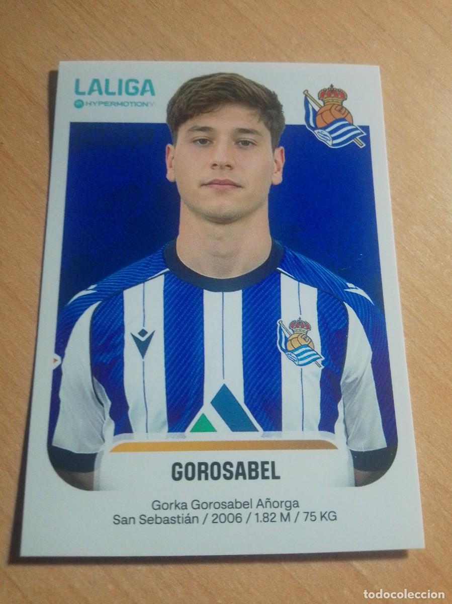 Cromos de F&uacute;tbol: 355 GOROSABEL REAL SOCIEDAD B 2&ordf; DIVISION HYPERMOTION 25 26 PANINI 2025 2026 NUEVO