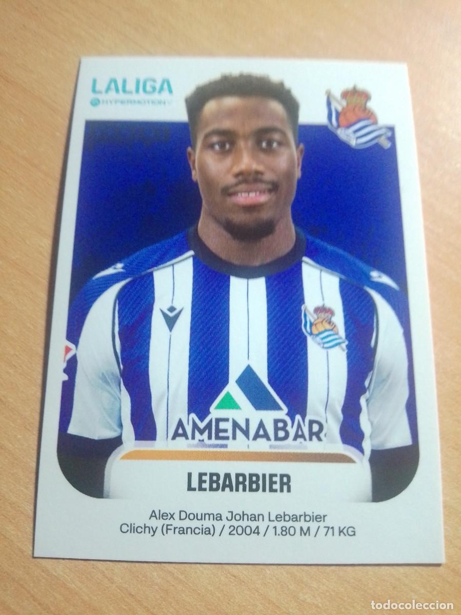 Cromos de F&uacute;tbol: 356 LEBARBIER REAL SOCIEDAD B 2&ordf; DIVISION HYPERMOTION 25 26 PANINI 2025 2026 NUEVO