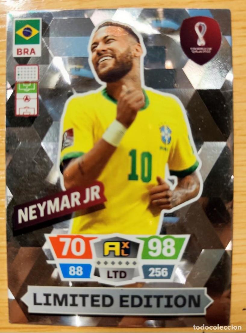 Cromos de F&uacute;tbol: CARD FOOTBALL ADRENALYN XL MUNDIAL FIFA WORLD CUP QATAR 2022 NEYMAR BRASIL- LIMITED EDITION