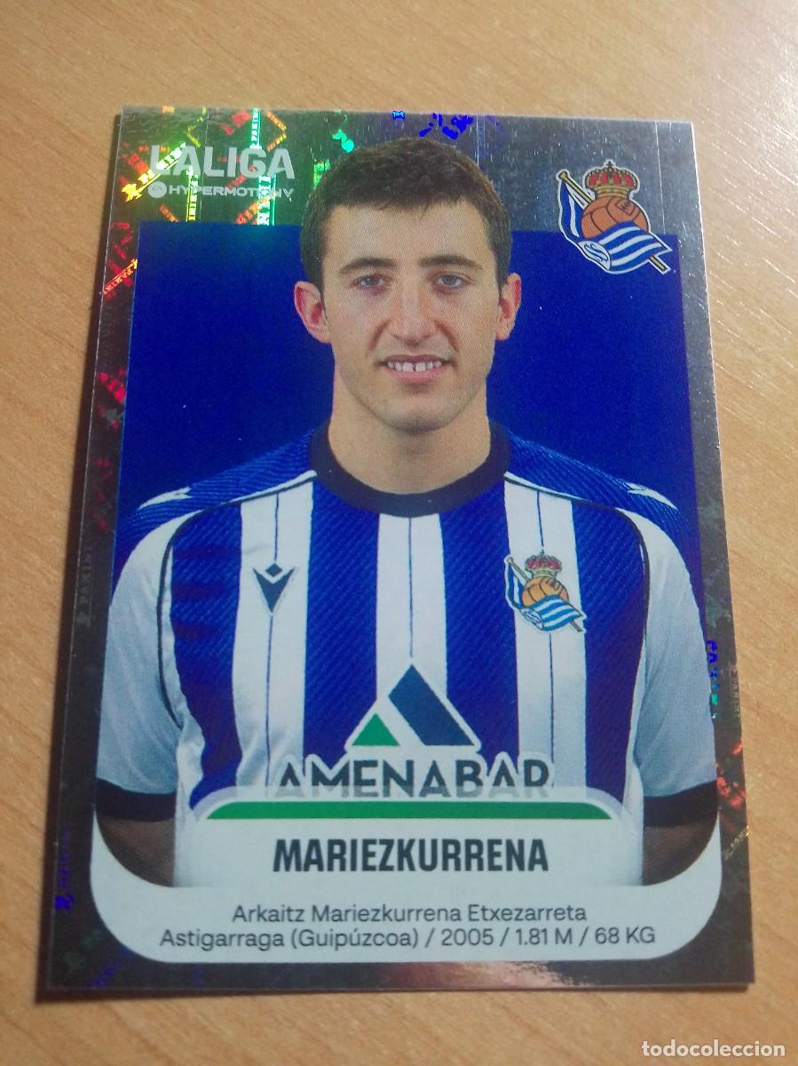 Cromos de F&uacute;tbol: 361 MARIEZKURRENA REAL SOCIEDAD B 2&ordf; DIVISION HYPERMOTION 25 26 PANINI 2025 2026 NUEVO