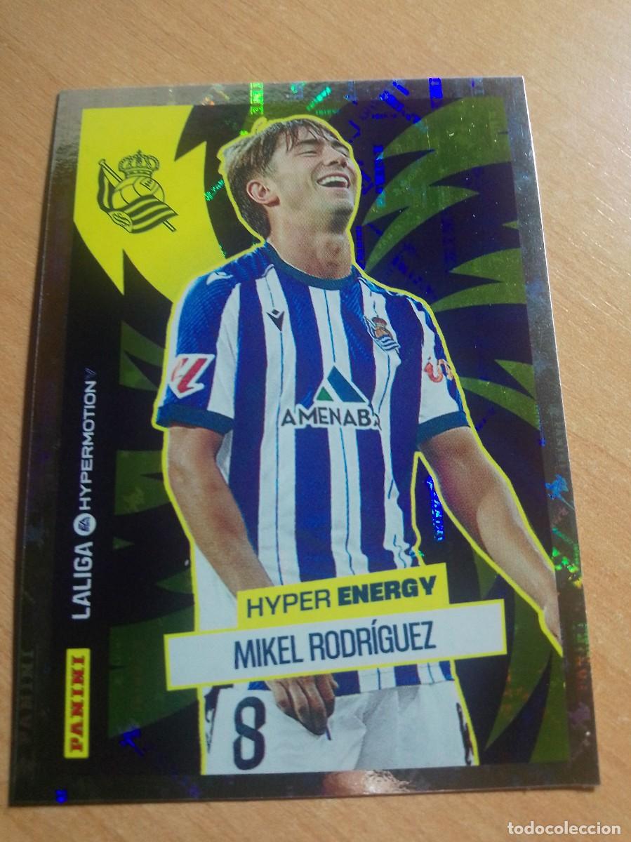 Cromos de F&uacute;tbol: 472 MIKEL RODRIGUEZ HYPER ENERGY REAL SOCIEDAD B 2&ordf; DIVISION HYPERMOTION 25 26 PANINI 2025 2026