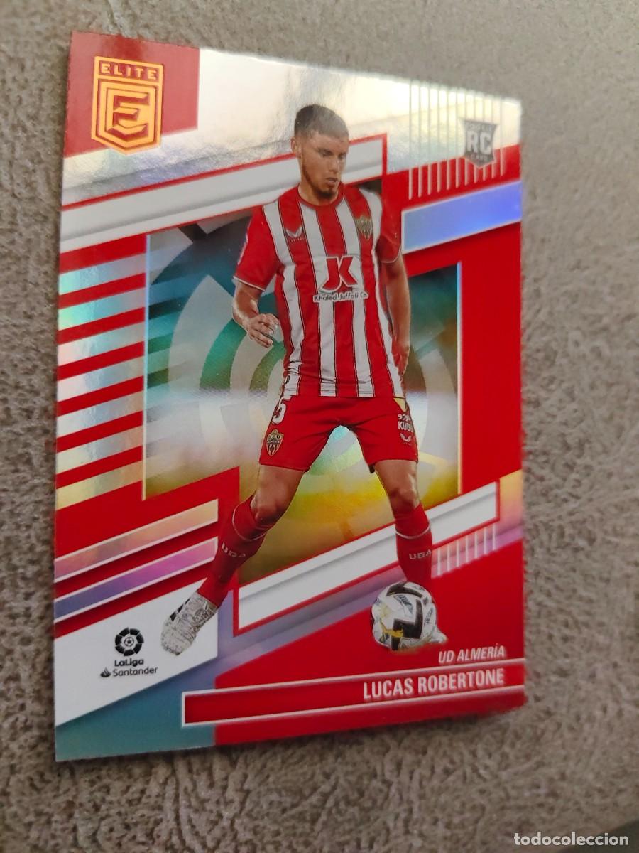 Cromos de F&uacute;tbol: 4 DONRUSS ELITE 22 23 LUCAS ROBERTONE UD ALMERIA BASE CARD LA LIGA PANINI 2022 2023