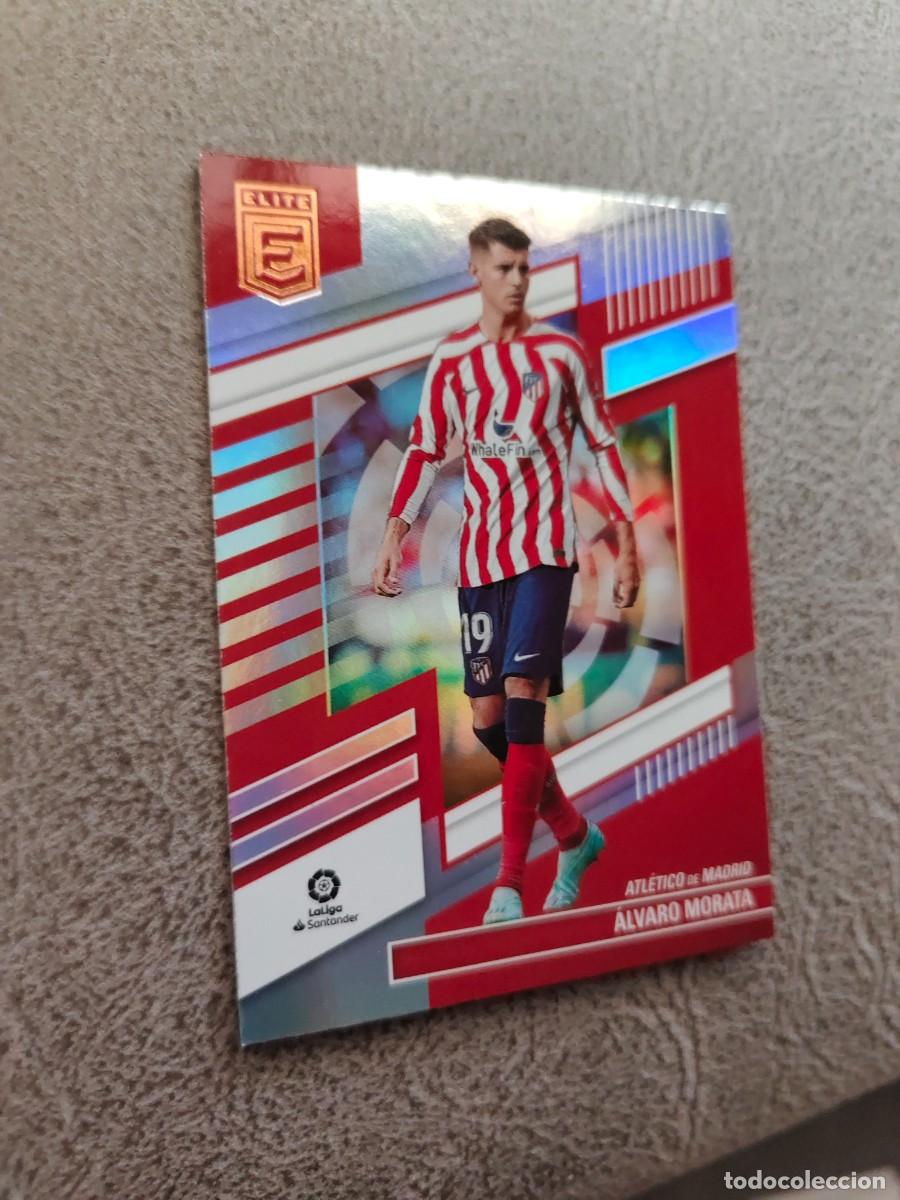 Cromos de F&uacute;tbol: 21 DONRUSS ELITE 22 23 ALVARO MORATA ATLETICO MADRID BASE CARD LA LIGA PANINI 2022 2023