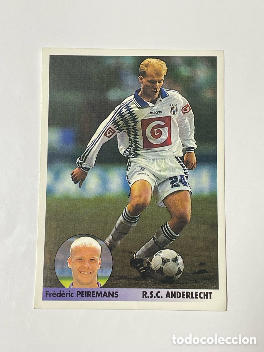 Cromos de F&uacute;tbol: Fr&eacute;d&eacute;ric Peiremans Anderlecht Panini Los mejores equipos de Europa 1996/97 #3