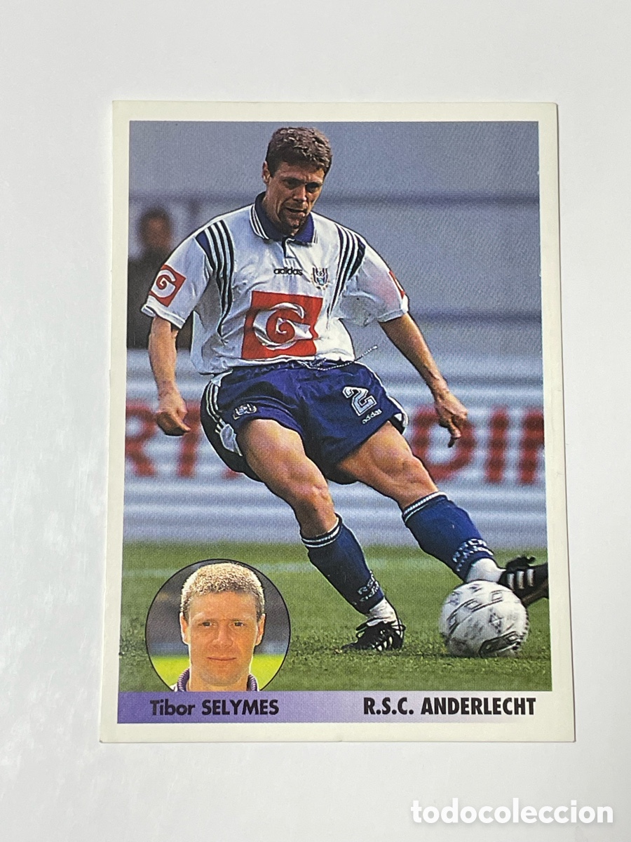 Cromos de F&uacute;tbol: Tibor Selymes Anderlecht Panini Los mejores equipos de Europa 1996/97 #7