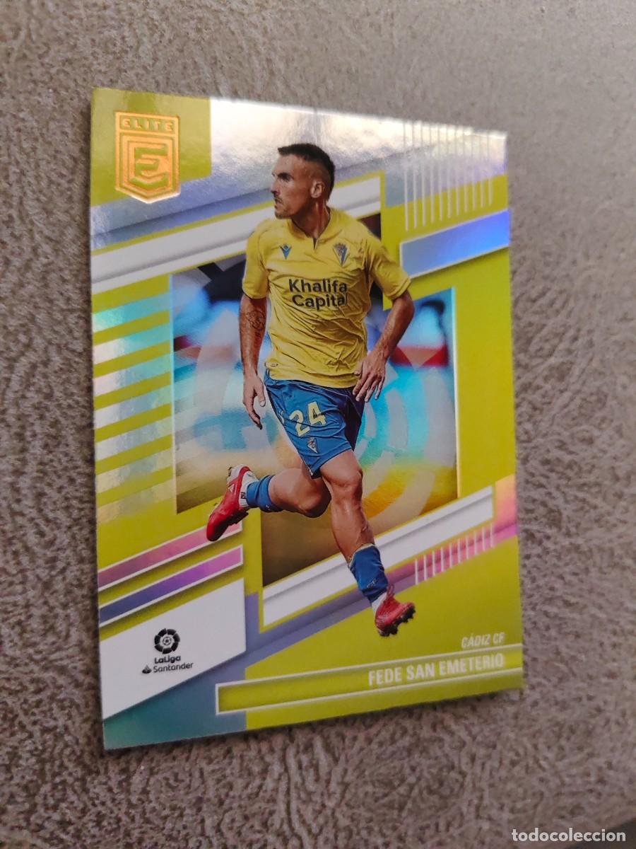 Cromos de F&uacute;tbol: 46 DONRUSS ELITE 22 23 FEDE SAN EMETERIO CADIZ CF BASE CARD LA LIGA PANINI 2022 2023