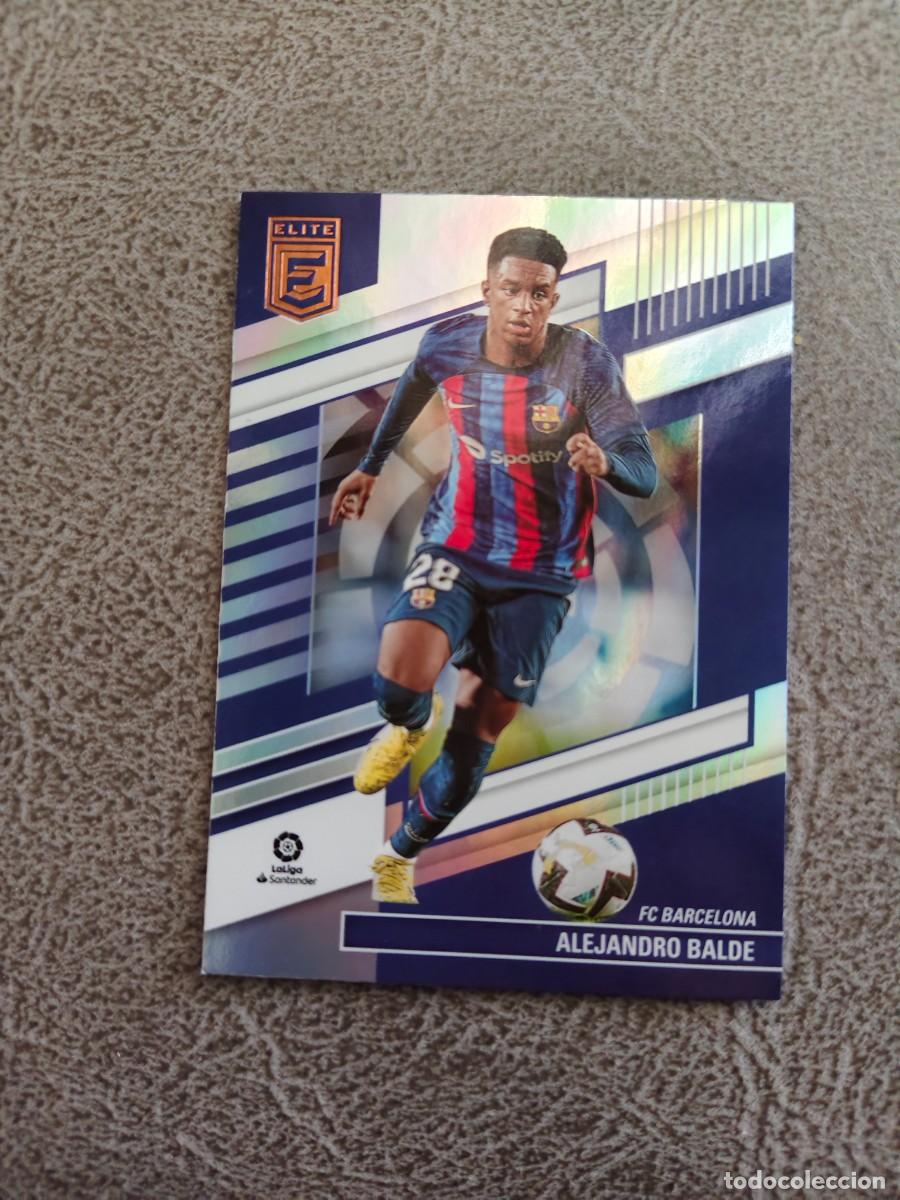 Cromos de F&uacute;tbol: 63 DONRUSS ELITE 22 23 ALEJANDRO BALDE FC BARCELONA BASE CARD LA LIGA PANINI 2022 2023