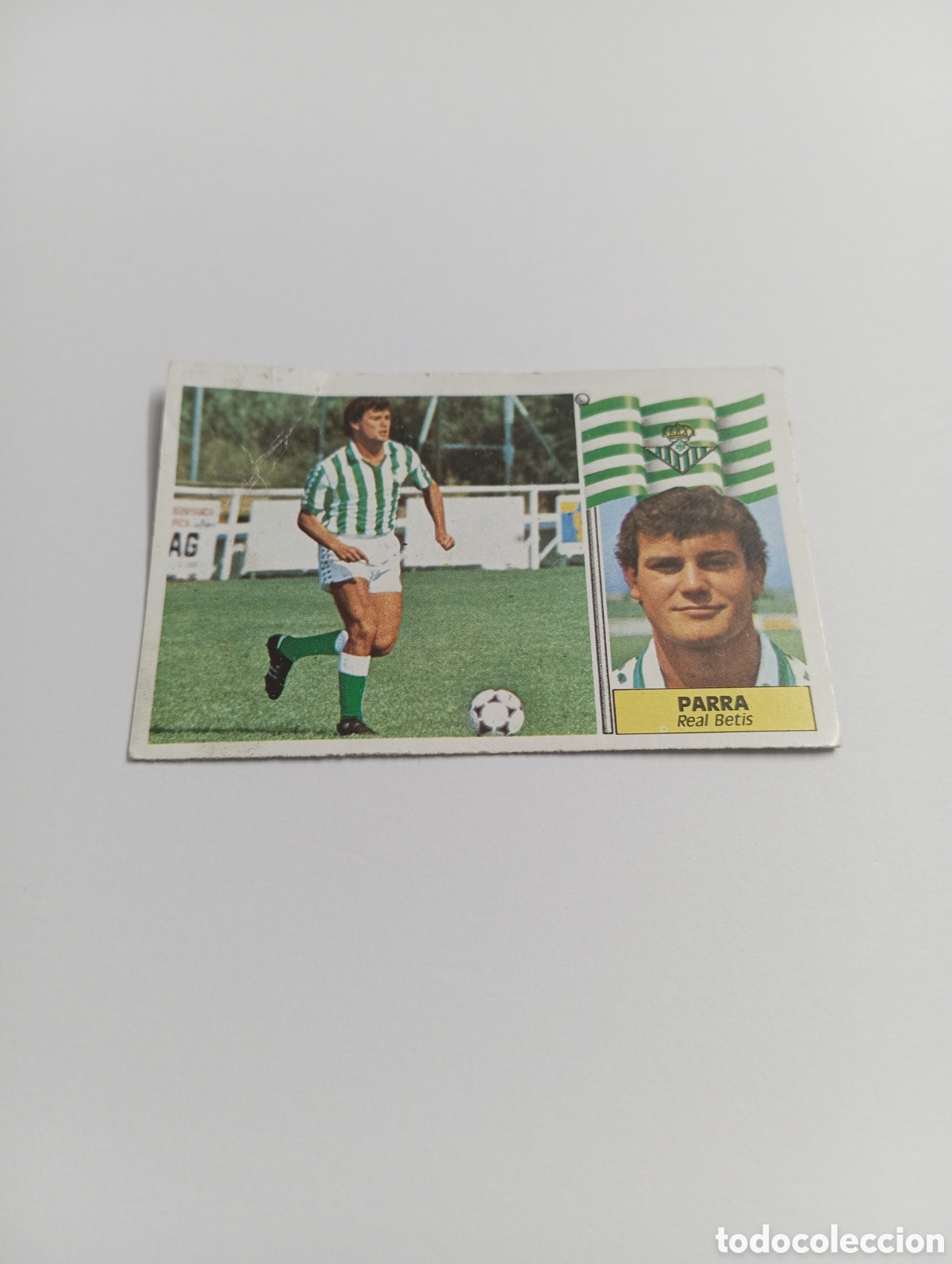 Cromos de F&uacute;tbol: PARRA Betis Liga Este 1986 1987 Panini 86 87 RECUPERADO