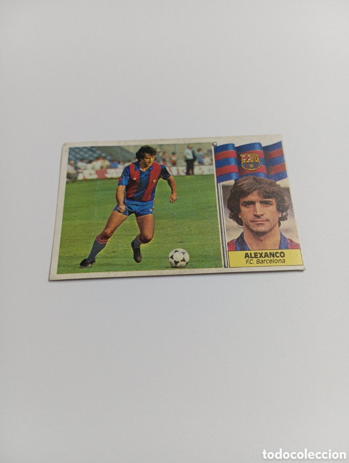Cromos de f&uacute;tbol: ALEXANCO Barcelona Liga Este 1986 1987 Panini 86 87 NUEVO NUNCA PEGADO