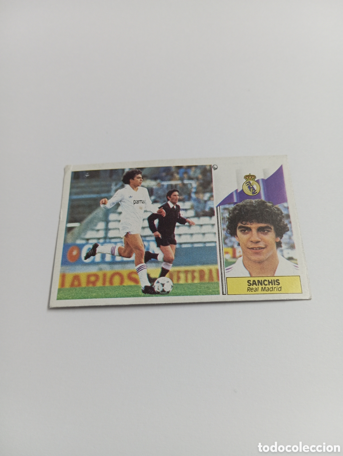 Cromos de F&uacute;tbol: SANCHIS Real Madrid Liga Este 1986 1987 Panini 86 87 RECUPERADO