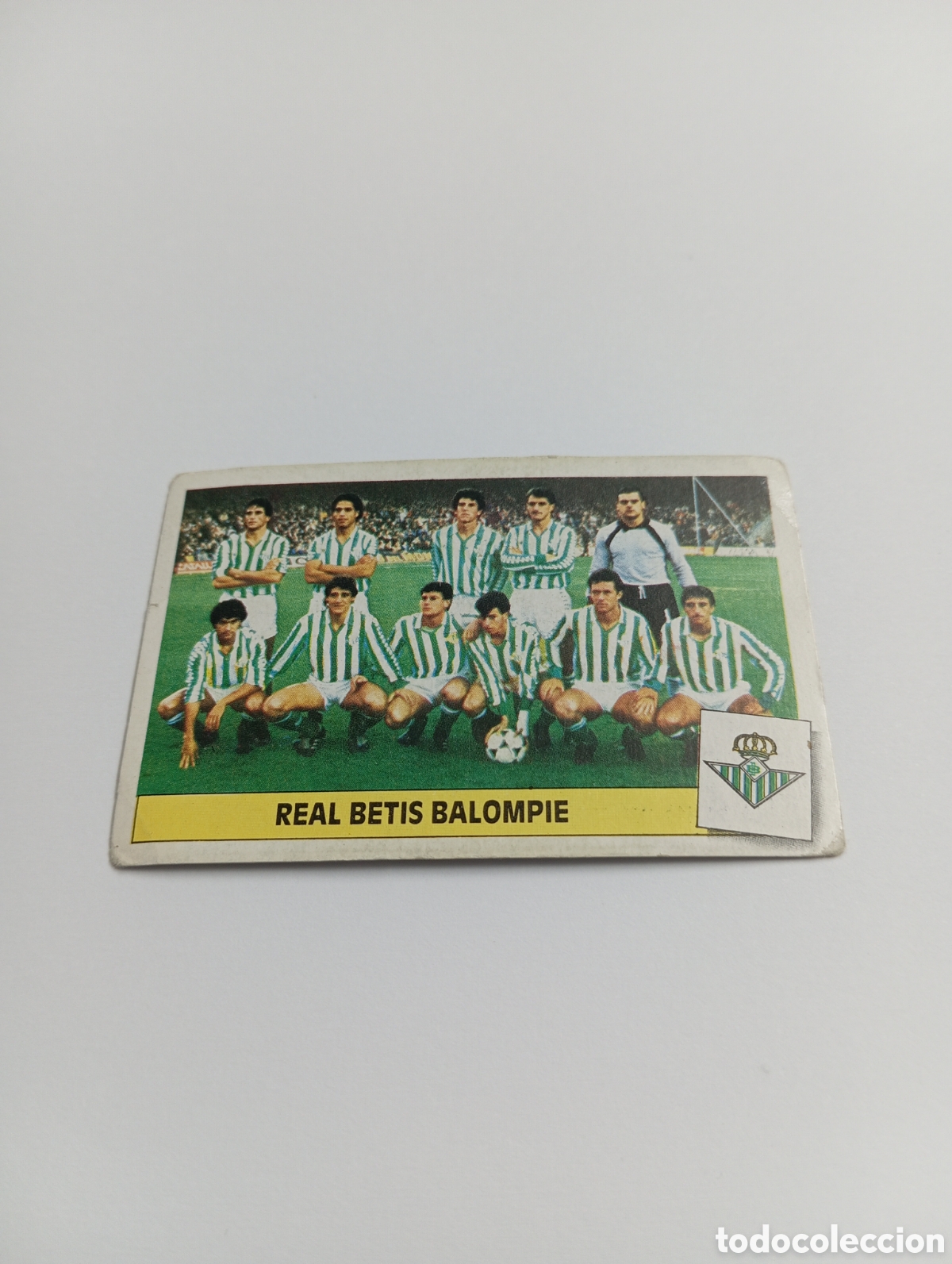 Cromos de F&uacute;tbol: Alineaci&oacute;n BETIS Liga Este 1986 1987 Panini 86 87 NUEVO NUNCA PEGADO