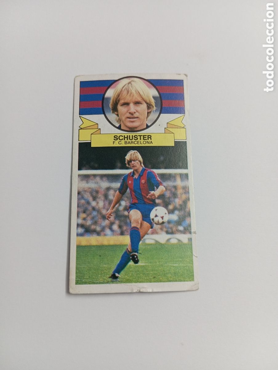 Cromos de Futebol: SCHUSTER Barcelona Liga Este 1985 1986 Panini 85 86 NUEVO NUNCA PEGADO