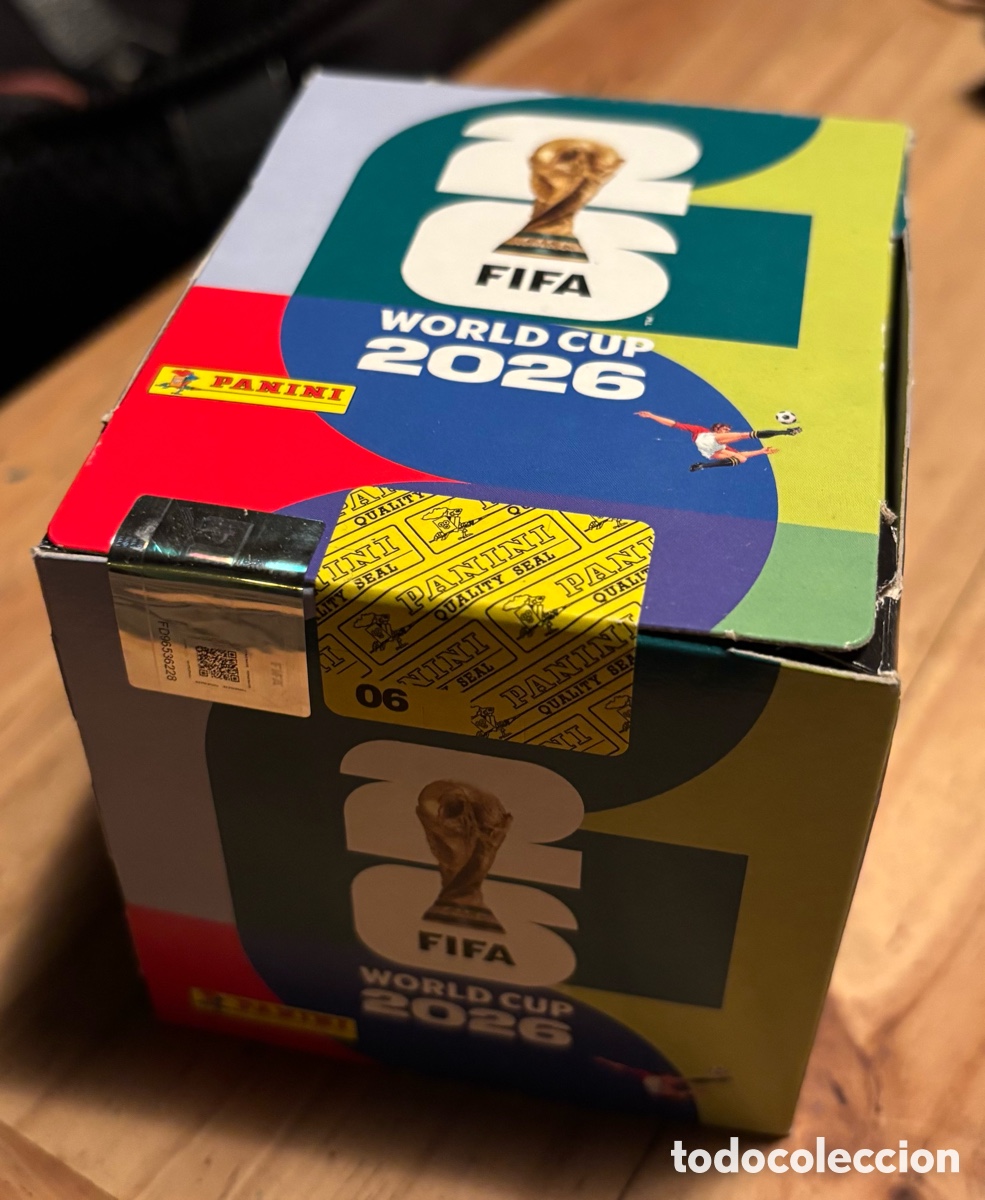 Cromos de Futebol: CAJA CROMOS MUNDIAL PANINI FIFA WORLD CUP 2026. PRECINTADA, SIN ABRIR CON 50 SOBRES DENTRO.