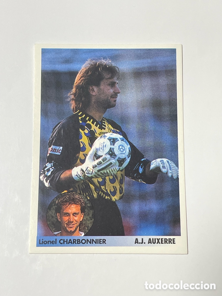 Cromos de F&uacute;tbol: Lionel Charbonnier Auxerre Panini Los mejores equipos de Europa 1996/97 #28