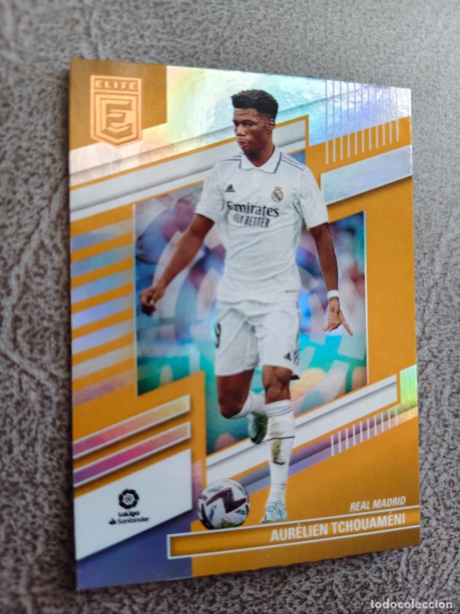 Cromos de F&uacute;tbol: 142 DONRUSS ELITE 22 23 AURELIEN TCHOUAMENI REAL MADRID CF BASE CARD LA LIGA PANINI 2022 2023