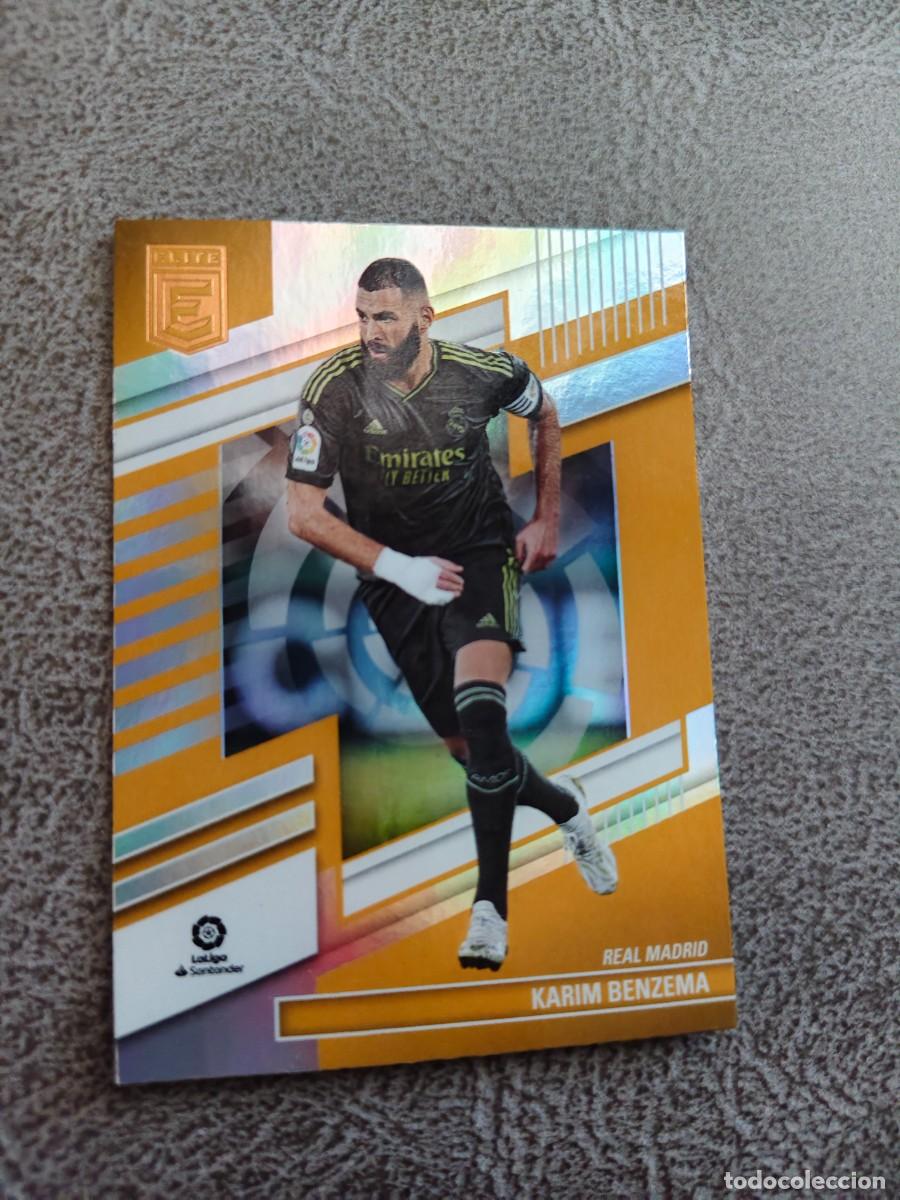 Cromos de F&uacute;tbol: 146 DONRUSS ELITE 22 23 KARIM BENZEMA REAL MADRID CF BASE CARD LA LIGA PANINI 2022 2023