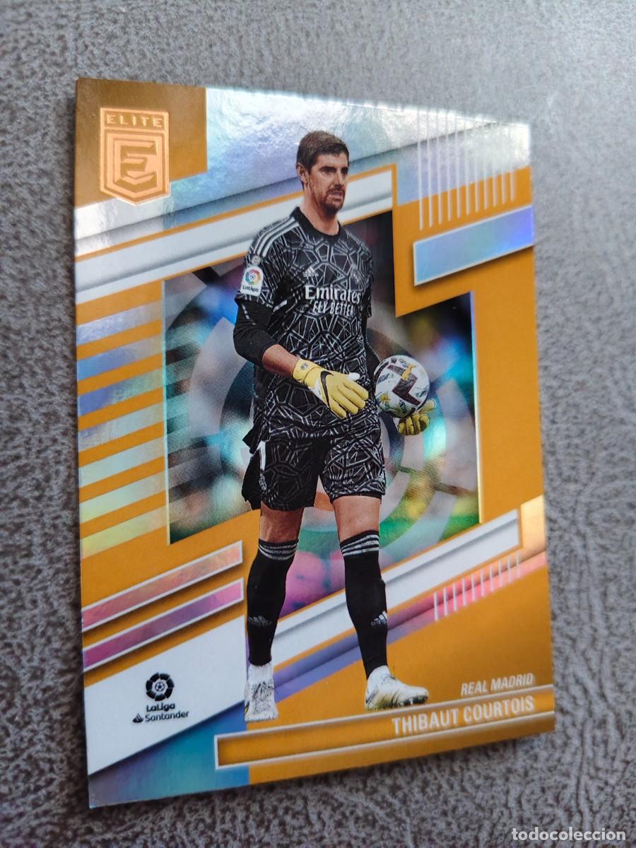 Cromos de F&uacute;tbol: 148 DONRUSS ELITE 22 23 THIBAUT COURTOIS REAL MADRID CF BASE CARD LA LIGA PANINI 2022 2023