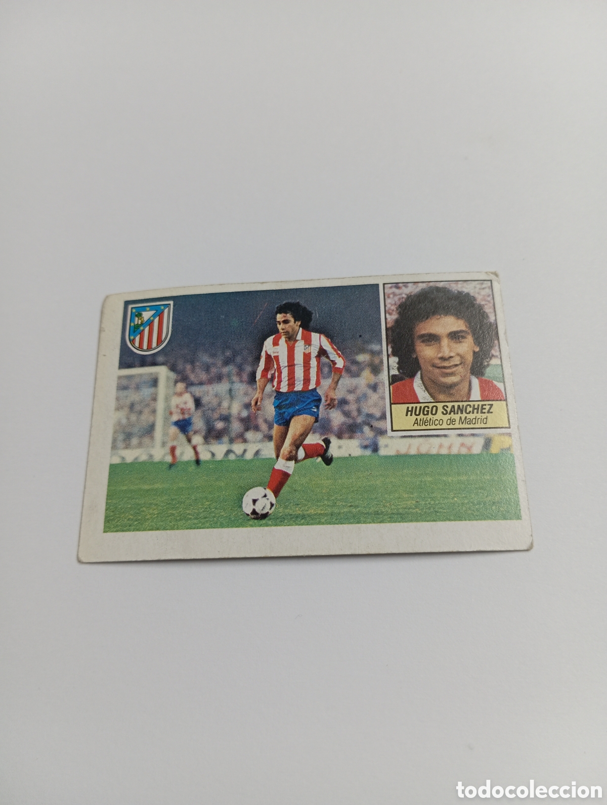 Figurine di Calcio: HUGO S&Aacute;NCHEZ Atl&eacute;tico de Madrid Liga Este 1984 1985 Panini 84 85 NUEVO NUNCA PEGADO