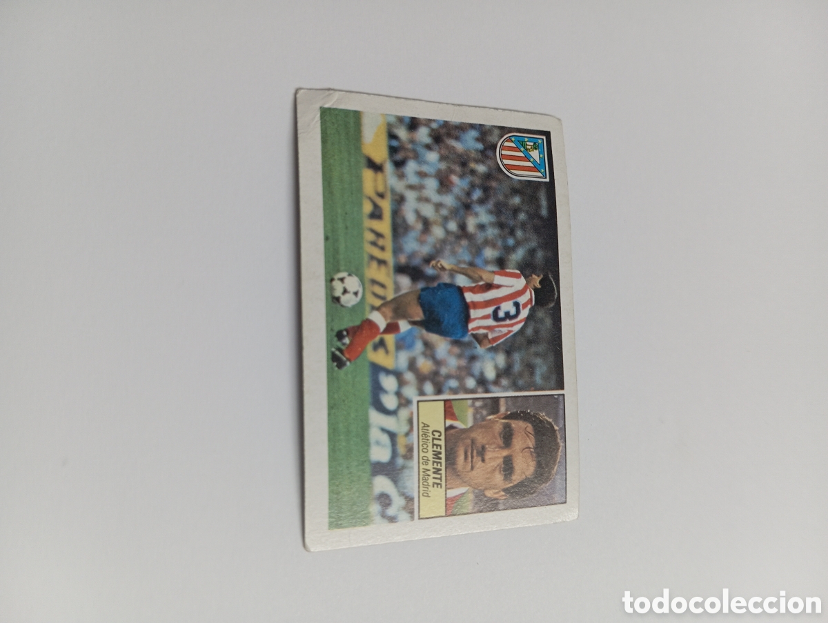 Cromos de F&uacute;tbol: CLEMENTE Atl&eacute;tico de Madrid Liga Este 1984 1985 Panini 84 85 NUEVO NUNCA PEGADO