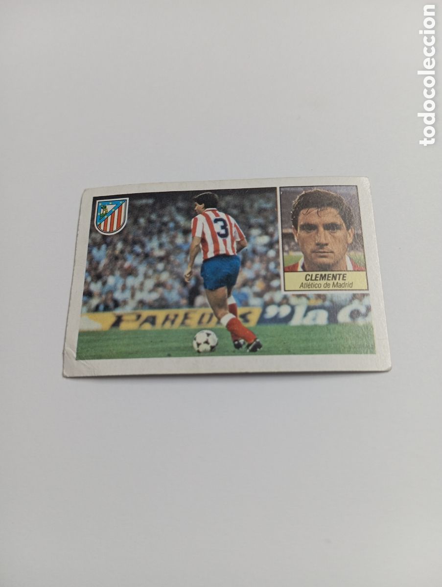 Cromos de F&uacute;tbol: CLEMENTE Atl&eacute;tico de Madrid Liga Este 1984 1985 Panini 84 85 NUEVO NUNCA PEGADO