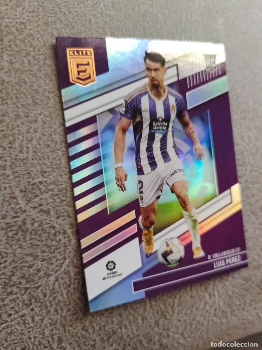 Cromos de F&uacute;tbol: 164 DONRUSS ELITE 22 23 LUIS PEREZ REAL VALLADOLID BASE CARD LA LIGA PANINI 2022 2023