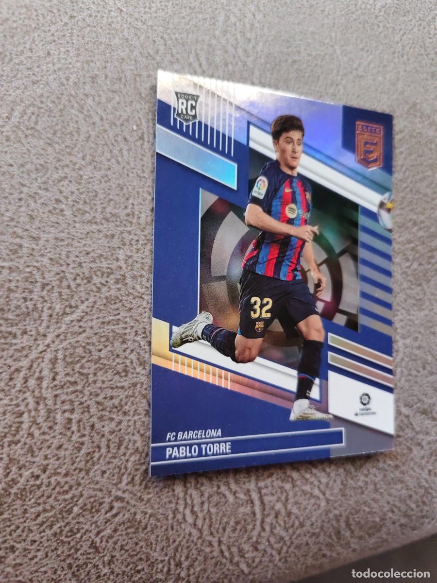 Cromos de F&uacute;tbol: 203 DONRUSS ELITE 22 23 PABLO TORRE FC BARCELONA BASE CARD ROOKIE LA LIGA PANINI 2022 2023