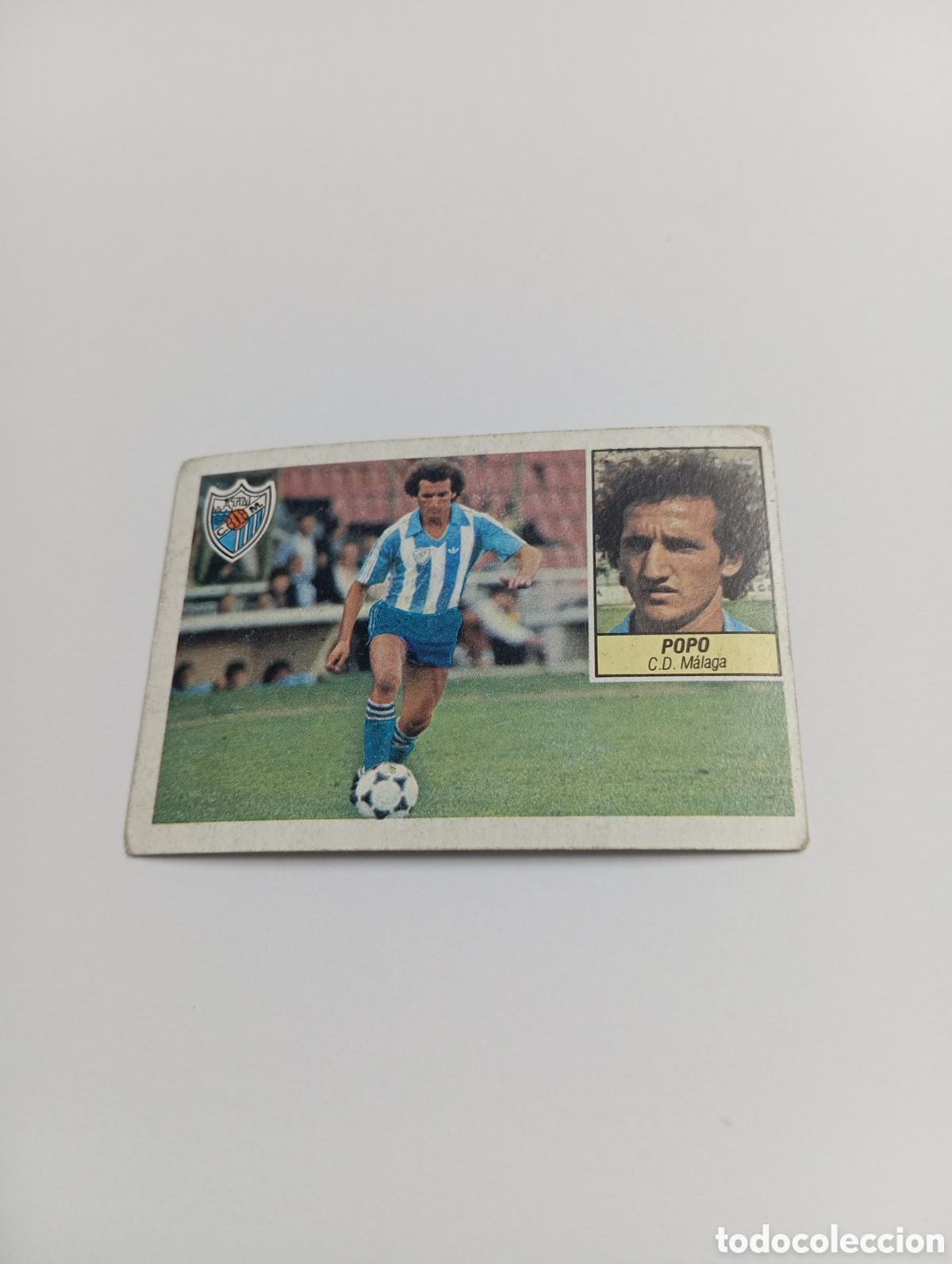 Figurine di Calcio: POPO M&aacute;laga Liga Este 1984 1985 Panini 84 85 NUEVO NUNCA PEGADO