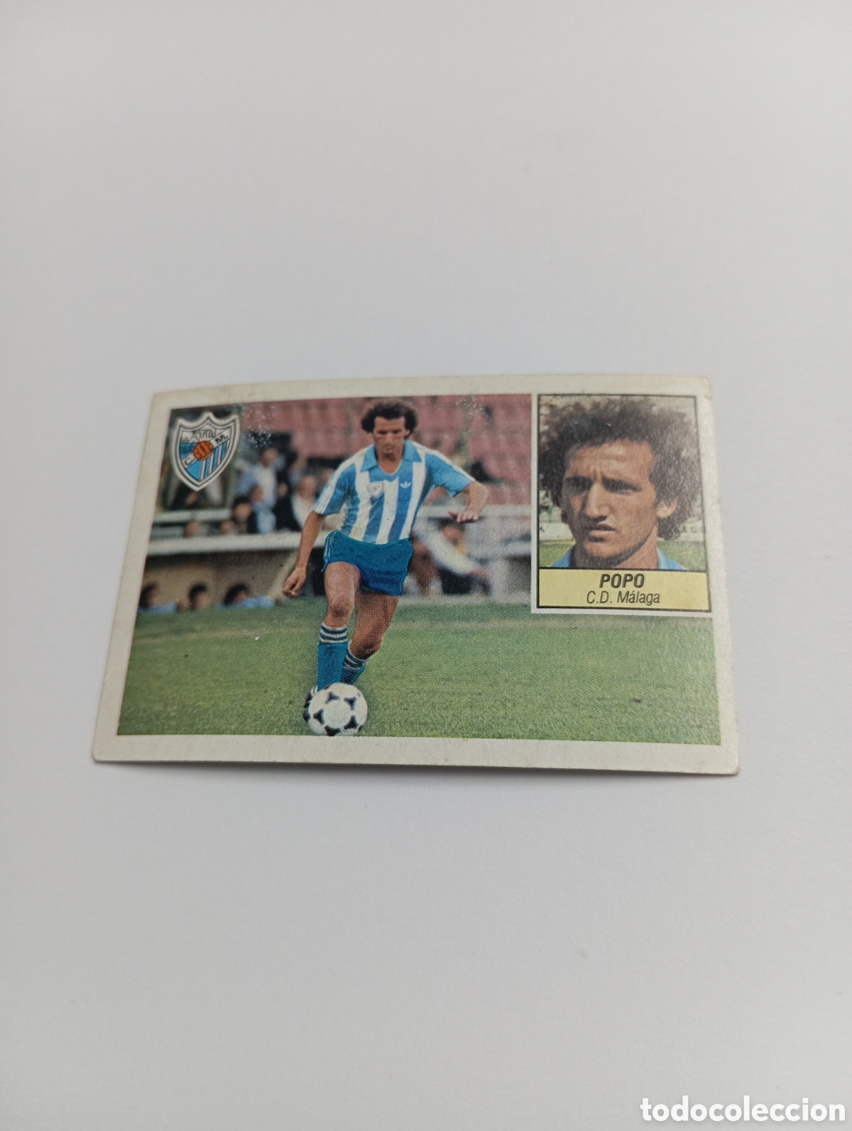 Figurine di Calcio: POPO M&aacute;laga Liga Este 1984 1985 Panini 84 85 RECUPERADO