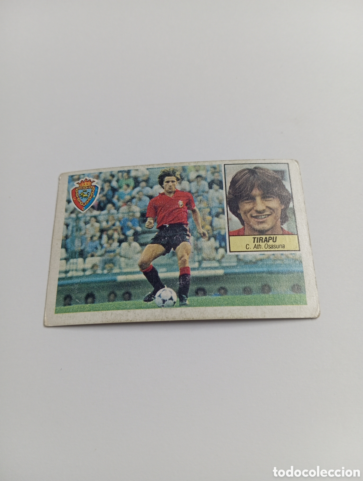 Cromos de F&uacute;tbol: TIRAPU Osasuna Liga Este 1984 1985 Panini 84 85 RECUPERADO