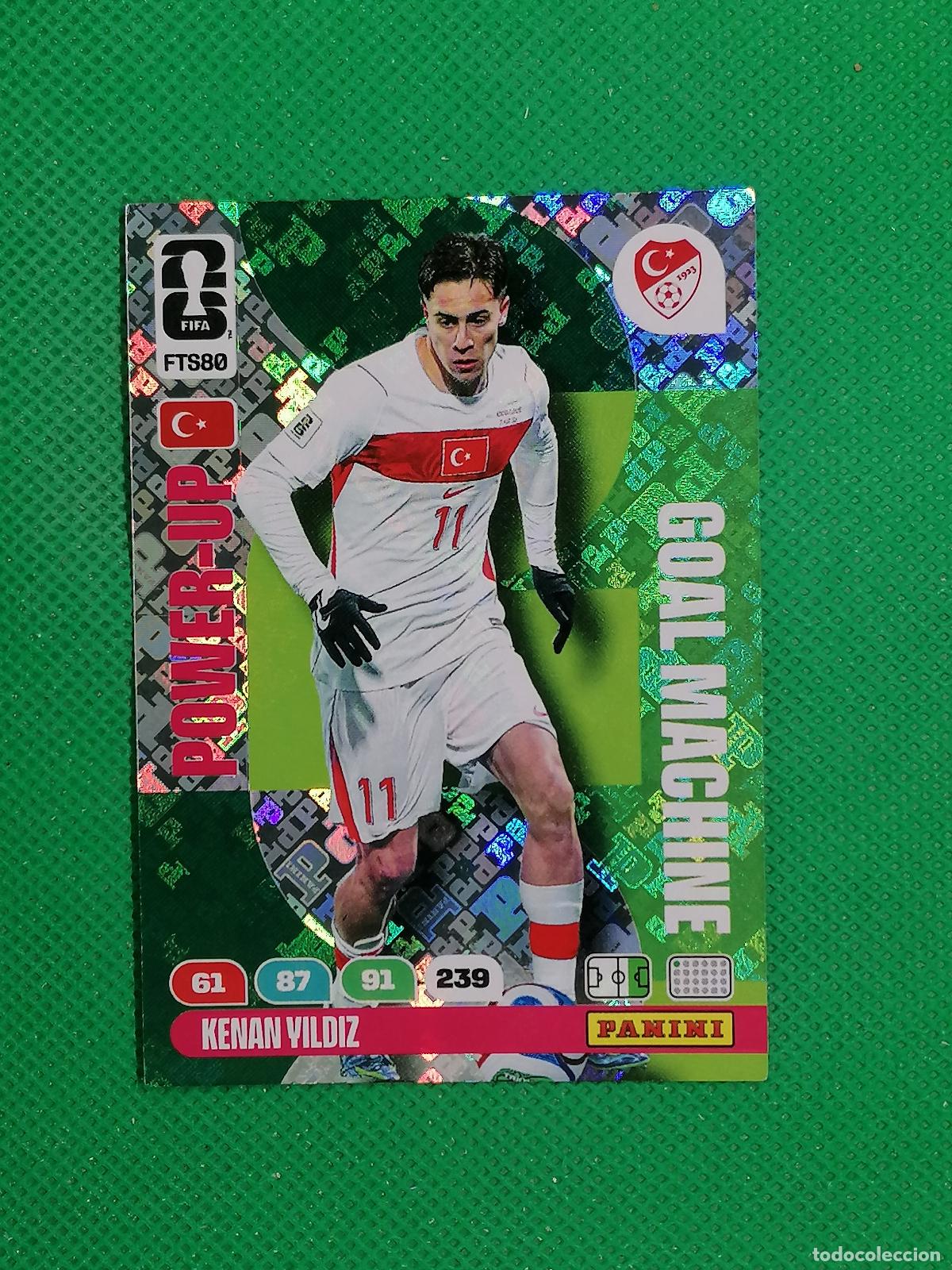 Cromos de F&uacute;tbol: FTS80 KENAN YILDIZ TURQUIA GOAL MACHINE UPDATE ⚽ PANINI ADRENALYN FIFA WORLD CUP 26 2026 ⚽